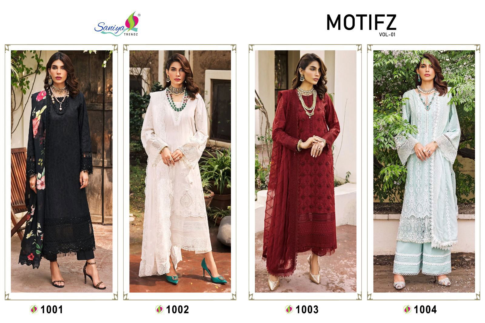 Saniya Motifz Vol 1 Pakistani Suits Catalog
